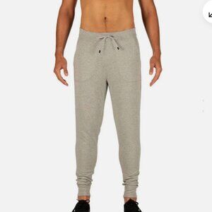 Saxx Men’s Ash Gray Heather 3six Five Jogger Pants - Size L